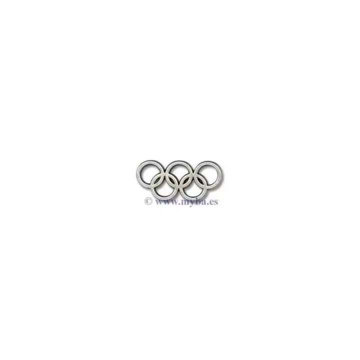 Aros olímpicos metal ZAMAK 13x25x2 MM 2 UD - 1