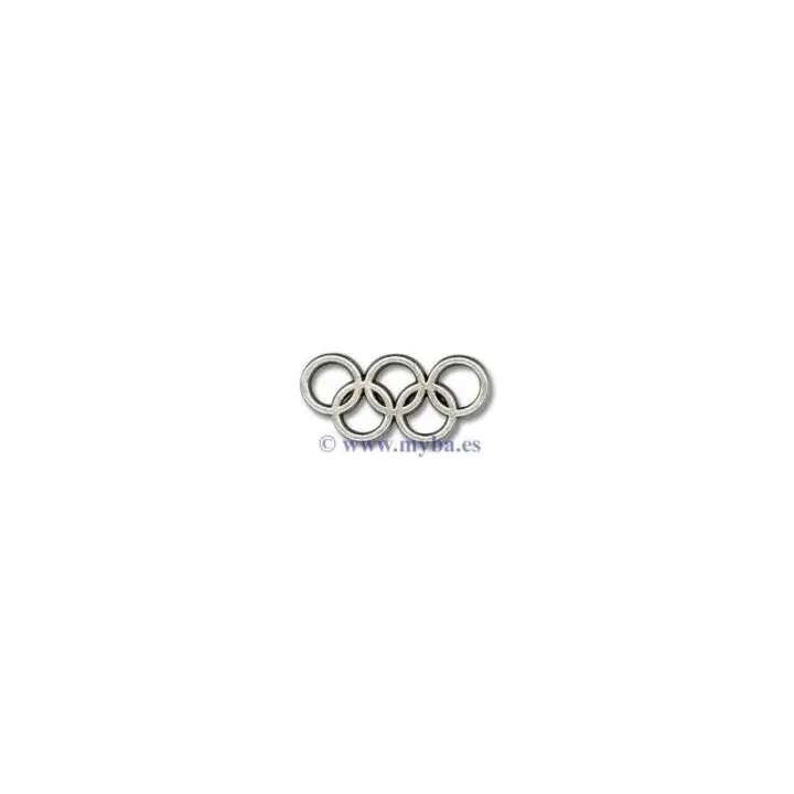 Aros olímpicos metal ZAMAK 13x25x2 MM 2 UD - 1