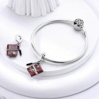 Perlas De Perfume Para Mujer Plata Esmaltada Colgante De Zapatos Altos Y Lápiz Labial Para Pulsera DIY Joyería - details 86