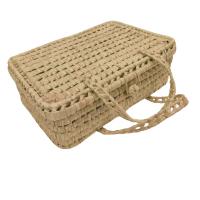 Maletín Cesta Picnic Palma Natural Medidas 40 cm de Largo x 31 cm de Ancho x 38 cm de Alto Artesanal - details 4