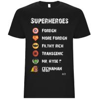 Camiseta Manga Corta Unisex Algodón Superhéroes  Confecciones J. García - details 1