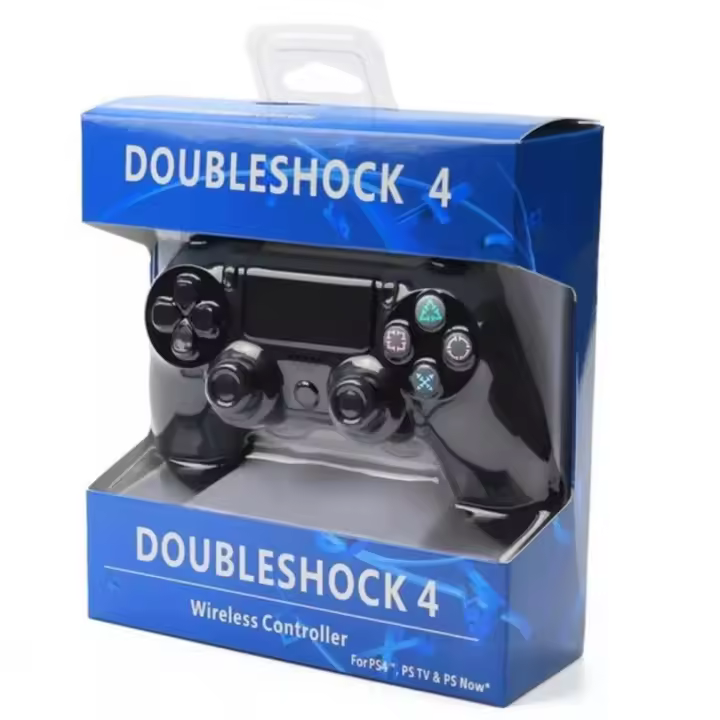 Mando inalambrico Doubleshock 4 ,compatible con PC , Android , consola PS4 (inalambrico)  , PS3 (por cable) , negro, ENVÍO 24H ,NUEVO - 1