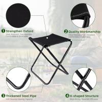 Silla Plegable Camping, Taburete Plegable con Bolsa, Taburete Plegable Portátil, Silla Plegable Ligera, Mini Silla de Camping con Bolsa de Transporte para Pesca Senderismo Acampada Picnic Viaje - details 0