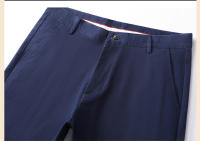 Nuevos Pantalones Casuales Para Hombre De Algodón Para Todas Las Estaciones Pantalones Negocios Rectos Y Slim Moda Clásica Talla Grande Con Bolsillos - details 22