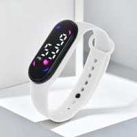 Reloj Deportivo Digital Para Niños Y Niñas Impermeable Con Pantalla LED Reloj Electrónico De Moda Para Niños Regalo Para Niños Y Niñas Reloj De Pulsera Táctil Resistente Al Choque Con Luz Trasera - details 1