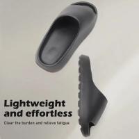 Zapatillas De Casa Unisex Antideslizantes Con Plataforma Gruesa Y Suave Sandalias Para Hombres Y Mujeres Para Interior Y Exterior Ducha Baño Pantufla Adulto - details 8