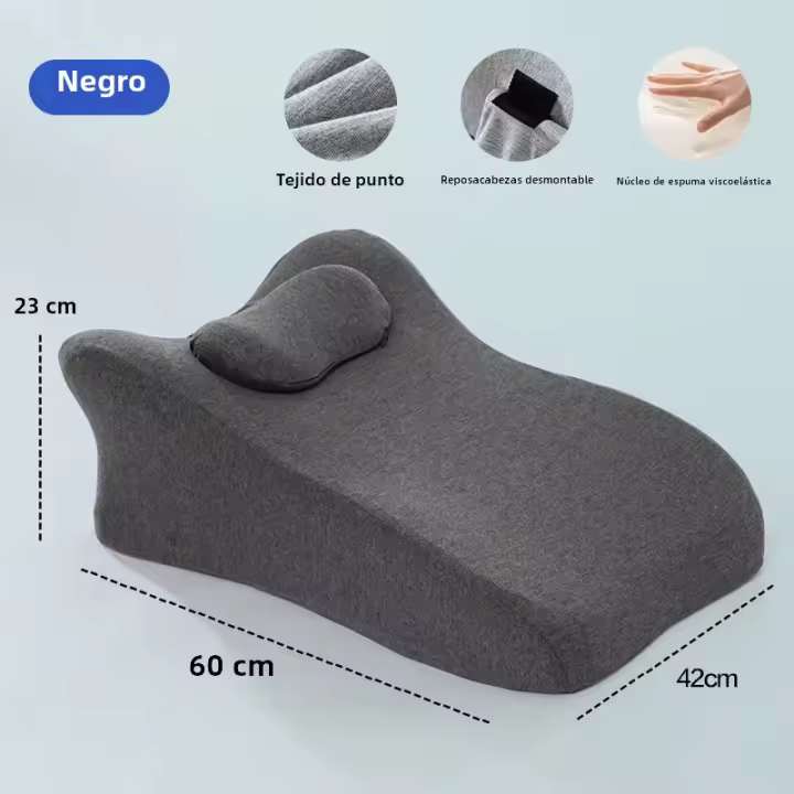 Almohada Multifuncional Para Dormir En La Cama Almohada De Posición Prone Almohada De Espuma De Memoria Poliéster 100% - 1