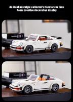 Conjunto De Bloques De Construcción De Coche Retro Técnico 1458 Piezas 2en1 Kit De Modelo Clásico Para Adultos Y Adolescentes Juguetes Regalos De Navidad - details 4