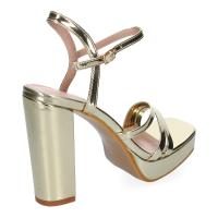 PuntoSalao Sandalias doradas tacón cómodo fiesta para mujer JL608 - details 2