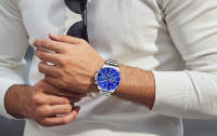Reloj De Hombre SAPPHERO En Acero Inoxidable Dorado Con Cronógrafo Y Calendario Resistente Al Agua Pantalla Analógica-Digital Estilo Casual - details 14