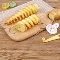 Spiralizer Para Chips Con 4 Varillas De Acero Inoxidable Hacer Tornado Espiral Cortador De Papas Manual Cortador De Patatas Torcidas - details 0
