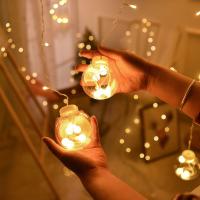 Lámpara De Bolitas De Cristal LED Para Jardín Y Decoración De Habitaciones Cadena De Luces Eléctricas Al Aire Libre Con Batería - details 7