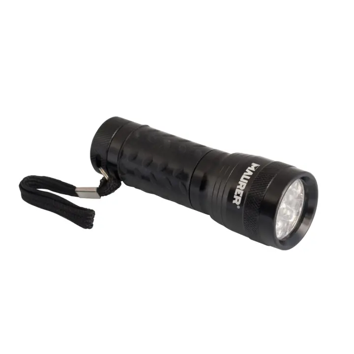 MAURER Linterna LED De Mano De Aluminio A Pilas(3 AAA) 55 Lumenes 14 Leds Mango Engomado (Expositor 12 piezas) - 1