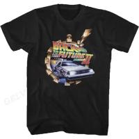 Camiseta Back to the Future Para Hombres Y Mujeres Estampado Gráfico Moda Hip Hop Ropa De Calle Manga Corta Talla Grande Unisex - details 9