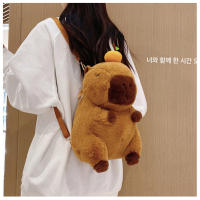 Mochila De Peluche Capybara Kawaii Moda Muñeco Peluche Bolsa De Hombro Para Niños Bolsa Miniatura Regalo Para Novia - details 8