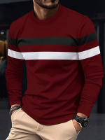 Camiseta De Manga Larga Para Hombre Casual Primavera Otoño Invierno Estilo round Collar Poliéster Ligero Transpirable - details 4