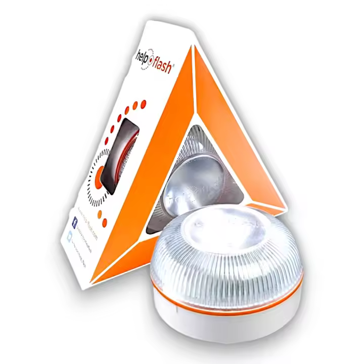 Luz de Emergencia - Linterna - Alcance 1km - Magnética - Impermeable - Help Flash. - 1