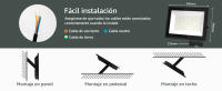 Aigostar Foco LED Exterior 100W 9000LM, Impermeable IP65, 6500K, 2PCS - details 2