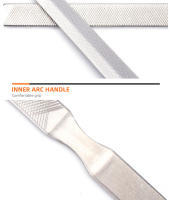 Barras De Esmalte De Acero Inoxidable Para Manicura Espátulas De Uñas Gruesas Archos De Uñas Gris Herramienta De Pulido De Uñas - details 2