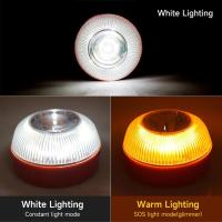 2 Unidades Luces de emergencia intermitente, luz de explosión V16, DGT, luz LED de emergencia, Flash de ayuda, luz estroboscópica de inducción magnética, luz de advertencia intermitente, luz de advertencia, foco de emergencia para coche y motocicletas - details 1