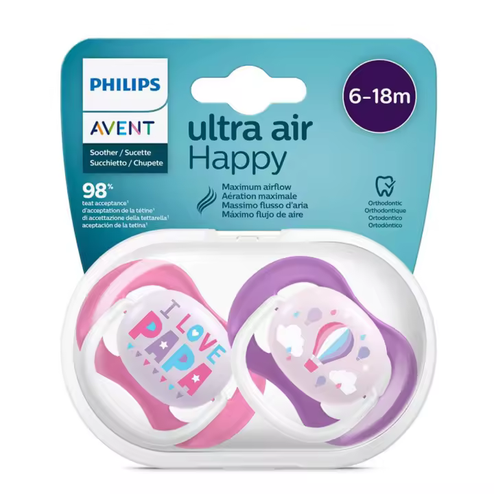 Philips Avent Chupetes Ilove Niña 6-18M - 1