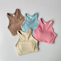 Top De Yoga Para Mujer Racerback Unipiece Secado Rápido Deporte Fitness Ropa Deportiva Sin Mangas Para Correr Y Uso Externo - details 13