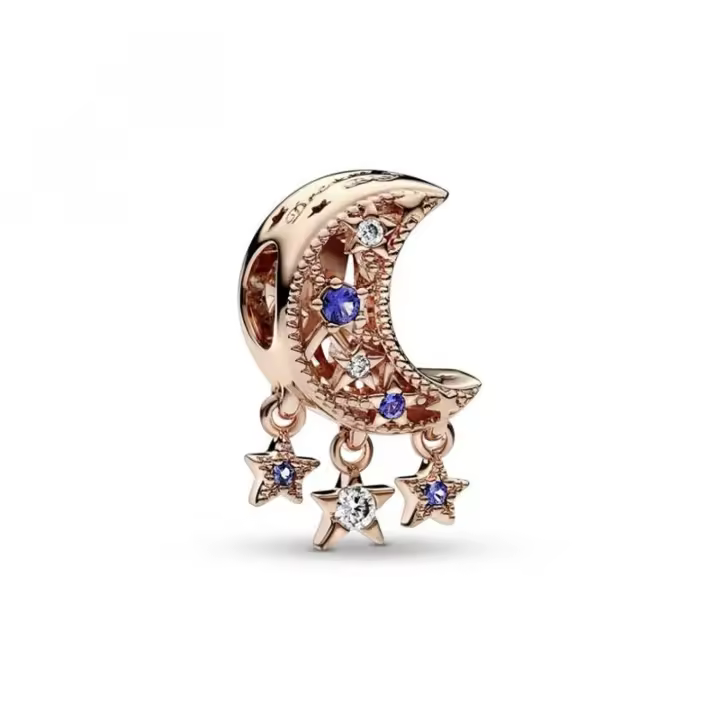 Charm Pandora Moments 789643C01 Estrella y luna - 1