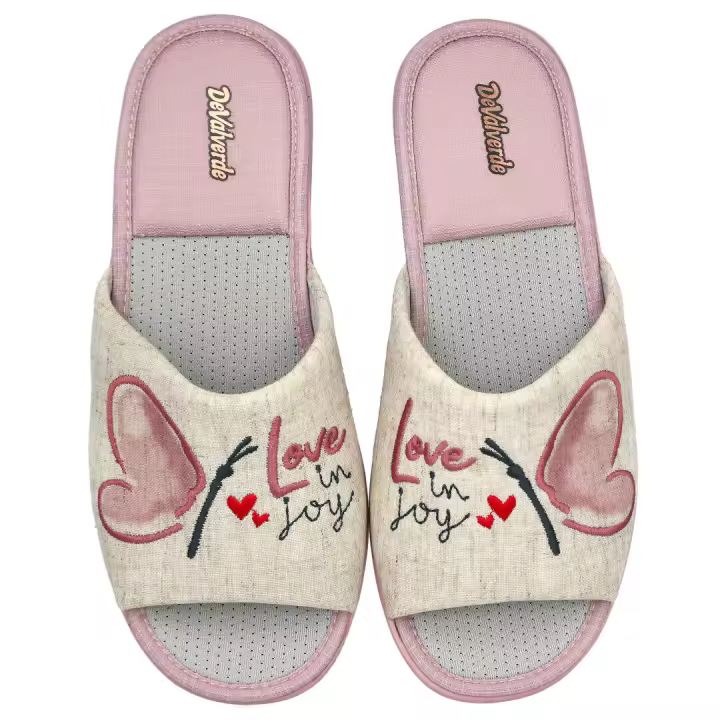 Shoes Zapatillas De Casa marca Devalverde para mujer en color rosa - 1