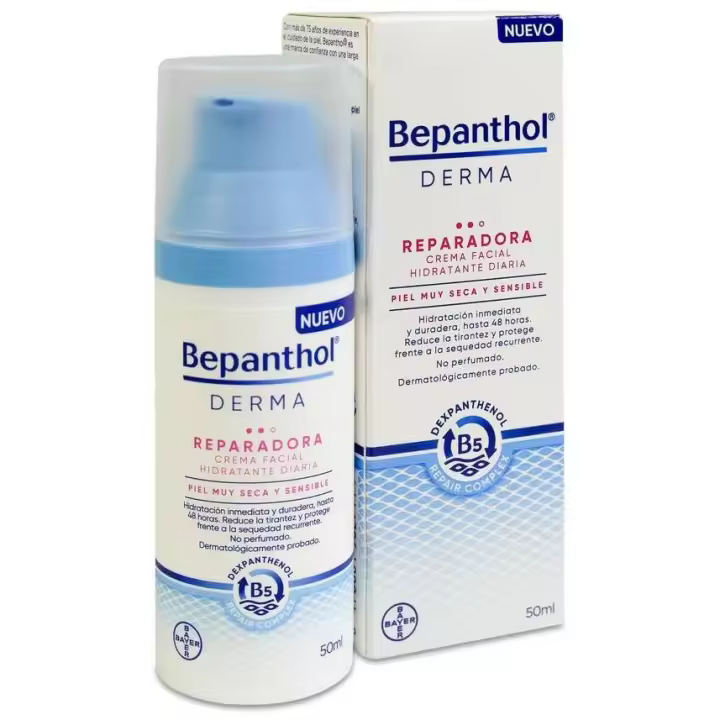 Bepanthol Derma Crema Facial Hidratante Diaria Reparadora  50 Ml - 1