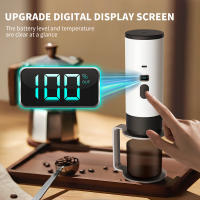 Cafetera espresso portátil, cafetera eléctrica, inalámbrica, autocalentable, máquina de café expreso de viaje, 60 ml, para café molido, cápsula Nespresso, camping, coche, caravana, senderismo, oficina Nota: Por favor, no utilice la cafetera para calentar, - details 4