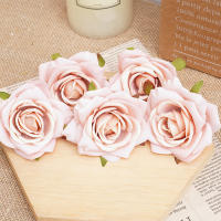 10pcs Flores Artificiales Rosas Silken Para Decoración De Casamiento Arreglo De Centro De Jardín Y Scrapbook Decoración De Hogar - details 5