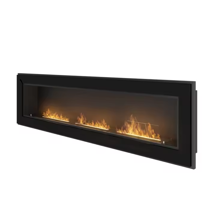 Marco 1800 SimpleFire with Cristal Negro Chimenea de Bioetanol empotrada - 1