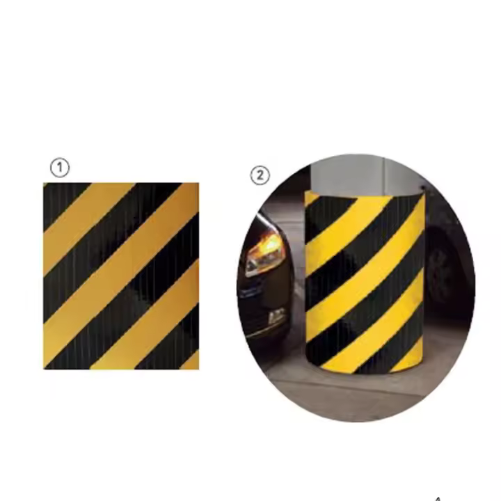 Protector parking FOAM Negro/Amarillo columna 30x20x1 cm - 1