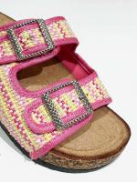 TULIPANO -Chanclas Corcho - Sandalias de Corcho para Mujer - Estilo Zueco - Dos Hebillas - Cómodas y Versátiles - details 2