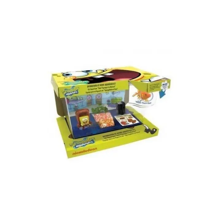 Penn-Plax Bob Esponja Kit de acuario, Pecera Spongebob At Home Aquarium 15 litros - 1