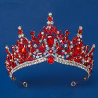 Diadema De Princesa Y Reina Para Boda 1 Pieza Accesorio De Cabello De Luxo Con Rhinestones Decoración De Fiesta Moda - details 3