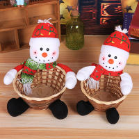Cesta De Almacenamiento De Dulces Navideña Decorativa Colgante Para Escritorio Ideal Para Niños Adorno De Navidad - details 7