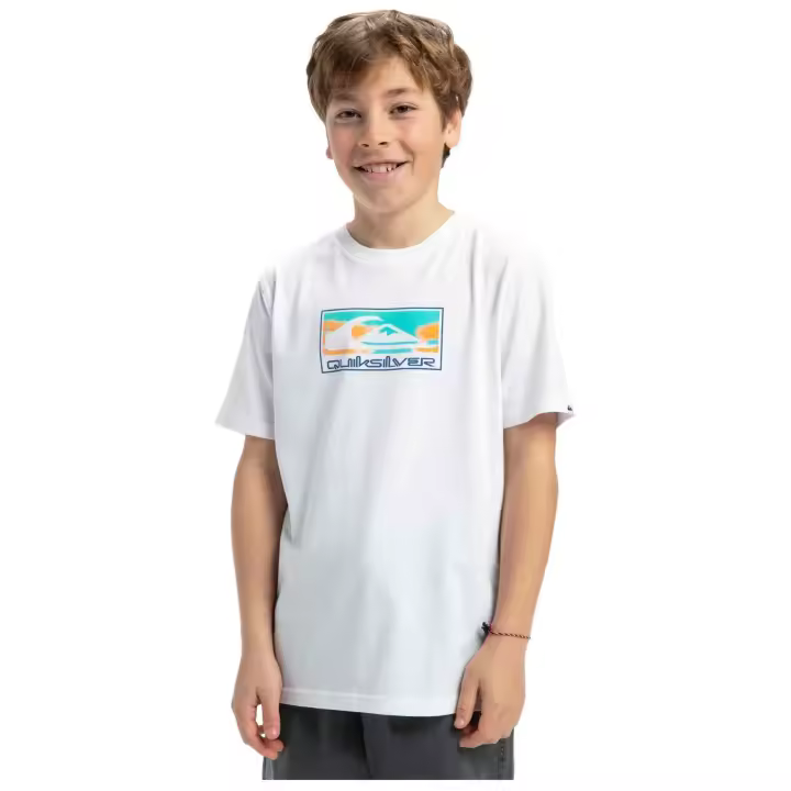 Camiseta Quiksilver modelo Ev Gradient Box (Wbb0) en color Blanco - 1