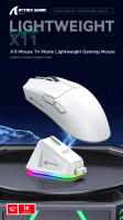 Ratón Attack Shark X11 Ligero Con PAW3311 Para Juegos De E-sports Bluetooth Inalámbrico Carga RGB Bajo Y 7 Botones - details 0