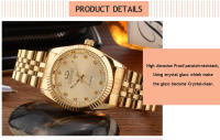 Reloj De Cuarzo Para Hombre CHENXI Con Correa De Acero Inoxidable Y Diamantes Resistente Al Agua Y Al Choque Estilo De Negocios Multicolor - details 3