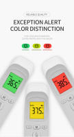 Termómetro De Temperatura Corporal No Contactando Para Adultos Y Niños Con Pantalla LCD Digital Infrarrojo Láser Médico Familiar - details 24