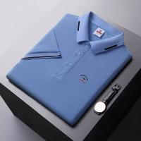 Camisa POLO Para Hombre De Manga Corta Veraniega Transpirable Camiseta Casual De Negocios De Alta Calidad Cómoda Top 2024 - details 3
