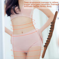 Rodillo De Masaje Lymphático De Madera Para Terapia Y Eliminación De Celulitis Herramienta De Drenaje Linfático Para Cuello Espalda Cintura Piernas - details 3
