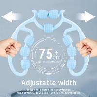 Hermosos rodillos de masaje para Piernes, artefactos de masaje con Anillo y abrazadera para pantorillas, rodillos de espuma, rodillos de espuma para yoga, fitness y relajación,Rodillo de Masaje Muscular de 360 ° - details 3