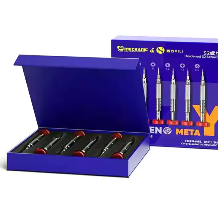 Conjunto De Destornilladores Multifuncionales MECHANIC XILI S2 Precisión T2 Y0.6 Torx 0.8mm Hex T2 Para Desmontaje De iPhone Herramientas De Reparación De Teléfonos - 1