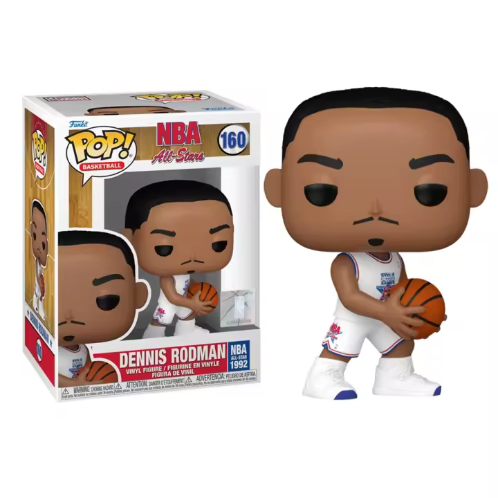 FUNKO POP! NBA: ALL STARS – DENNIS RODMAN (ALL STAR 1992), 67490, Nº160, TIENDA CON LICENCIA OFICIAL - 1
