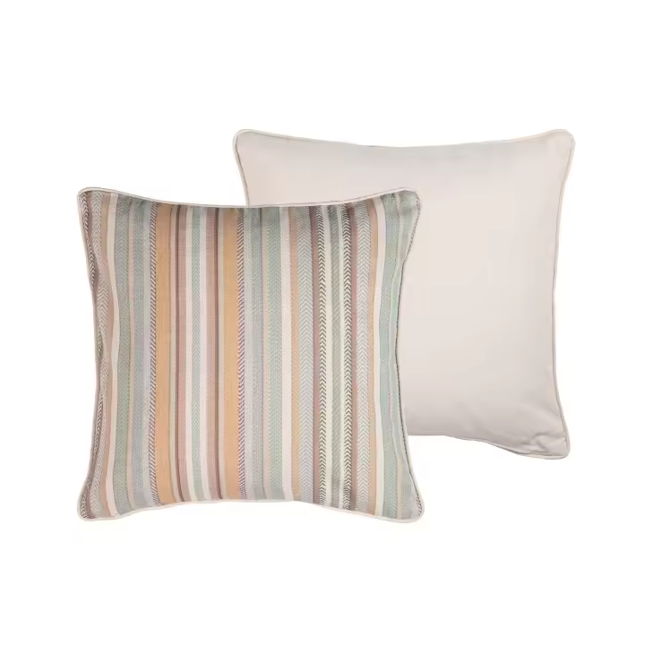 Cojin Lino Rayas 45x13x45 Cm - 1