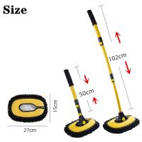 Nueva Escobilla De Limpieza Para Coche Con Mango Telescopio Limpieza Mopa Retráctil Barra Curva Herramientas De Limpieza Para Coche - details 5