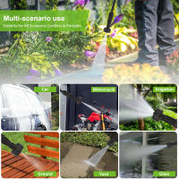 100Bar sin escobillas Pistola de agua de alta presión para lavado de coches, ajuste de cuatro velocidades herramienta de riego de jardín para batería Makita de 18V - details 2