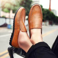 Zapatos Casuales Para Hombre De Cuero Negro Talla Grande 37-47 Loafers Moccasins De Marca Lujo Respirables Slip on 2024 - details 10